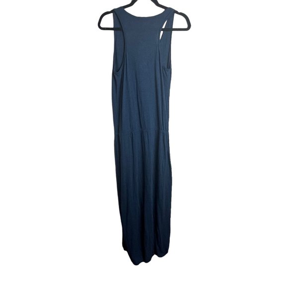 Marine Layer Womens Maxi Tank Dress Size Large Blue Sleeveless Elastic Waist - Picture 3 of 9